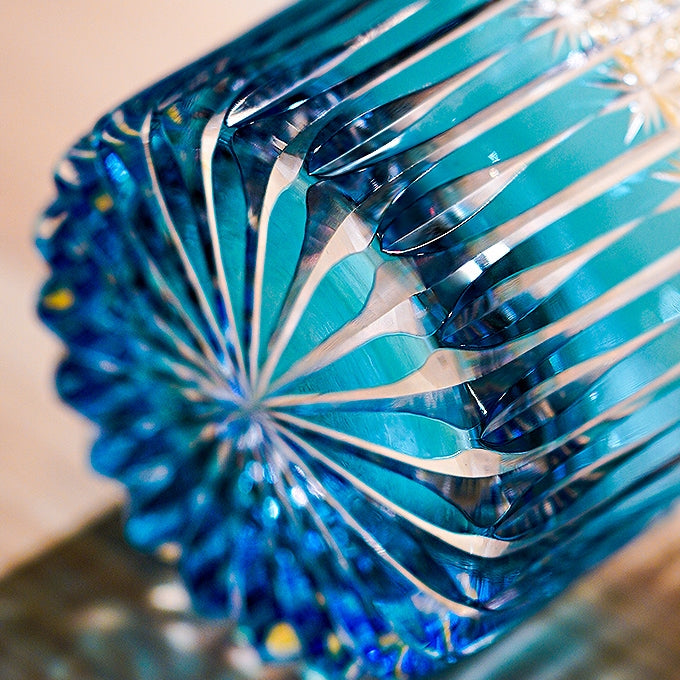 Whiskey Glass Stellar Nexus – Edo Kiriko Handcrafted Crystal