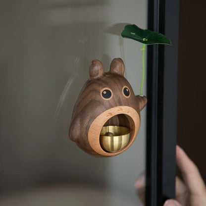 Wooden Doorbell with Chime – Totoro Handcrafted Home Decor
