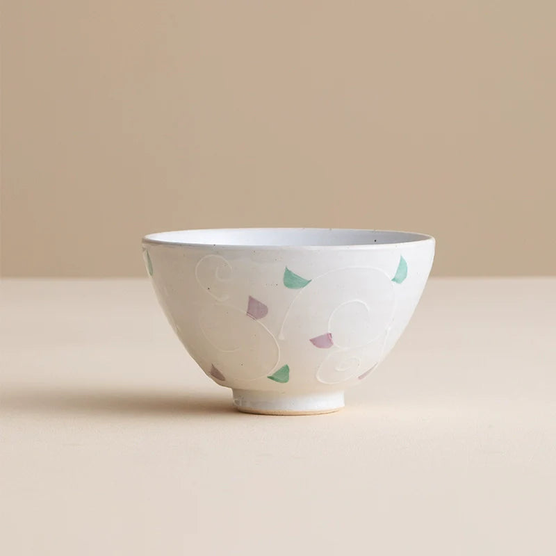 Ceramic Couple Bowl Set – Mino Ware Moonlit Rabbit Design