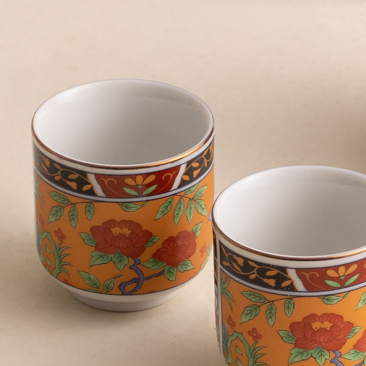Ceramic Sake Set | Mino Ware Tokkuri & 2 Ochoko Handcrafted