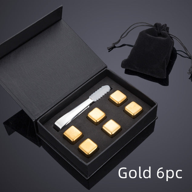 Stainless Steel Ice Cubes Set | Reusable Chilling Stones