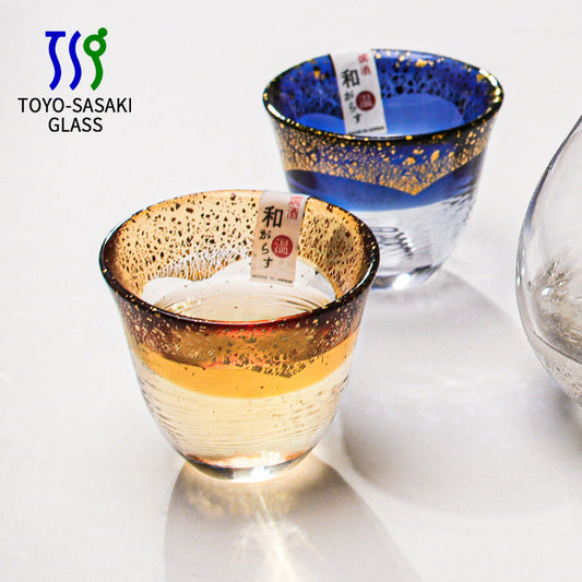 Sake Cup Japanese Gold Foil Crystal Glass – Toyo-Sasaki Kogei