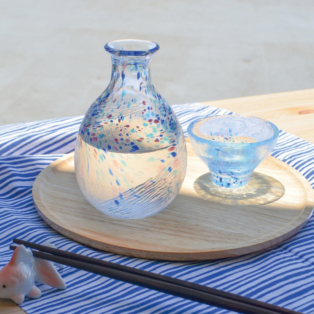 Sake Set Glass – Seasonal Handcrafted Flagon & Cup Collection