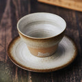 Coffee Cup and Saucer Set – Handcrafted Glazed Ceramic