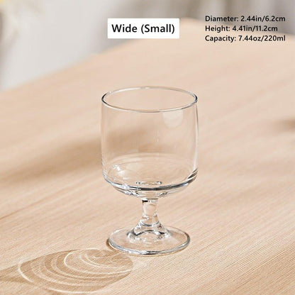 Wine Glasses Set of 2 – Modern Minimalist Stemware