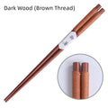 5x Dark Wood (Brown Thread)