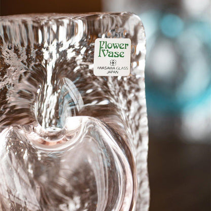 Glass Vase | Ocean Heart Handcrafted Japanese Art Glass Home Decor