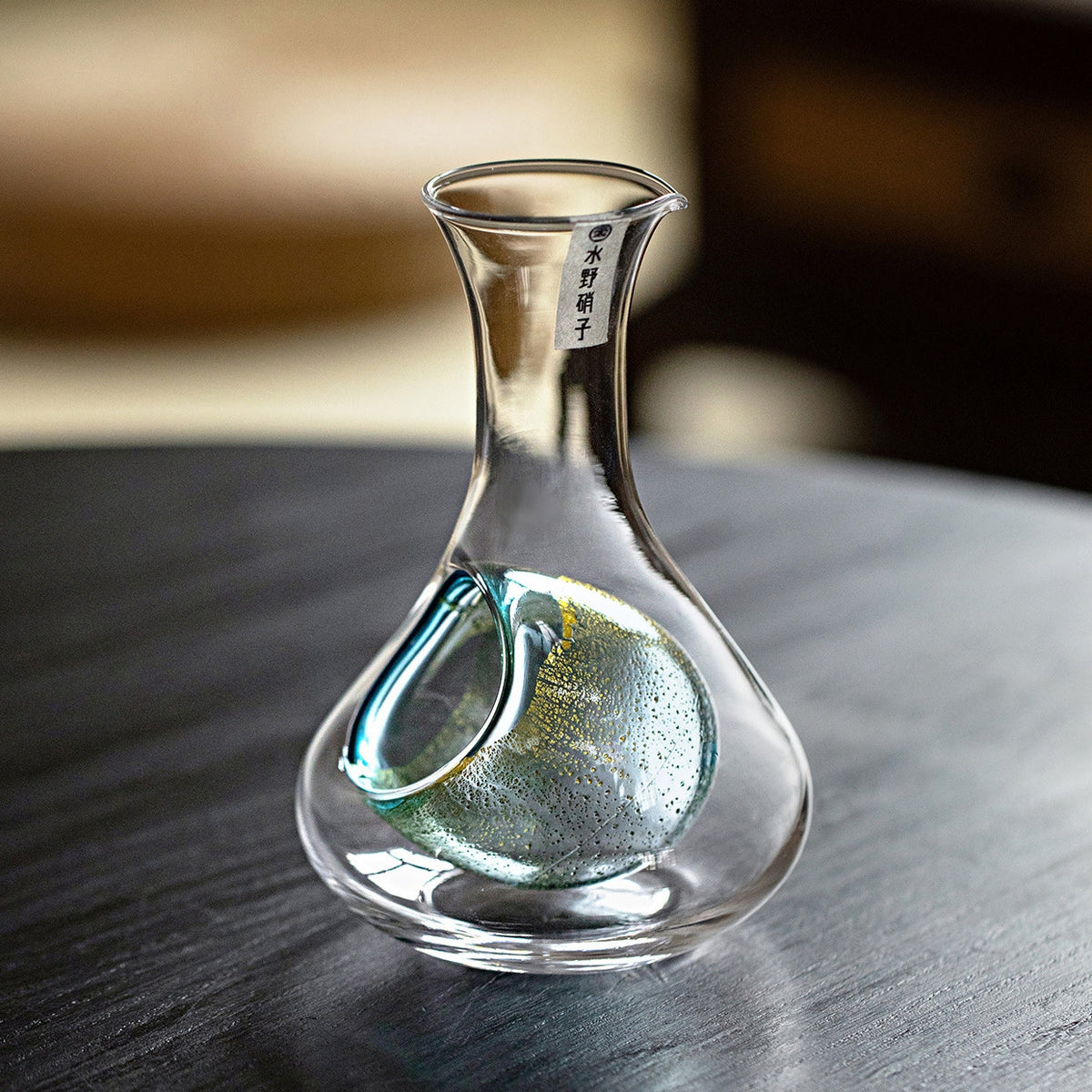 Sake Set Gold Foil Starlight | Handcrafted Japanese Glass