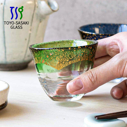Sake Cup Japanese Gold Foil Crystal Glass – Toyo-Sasaki Kogei