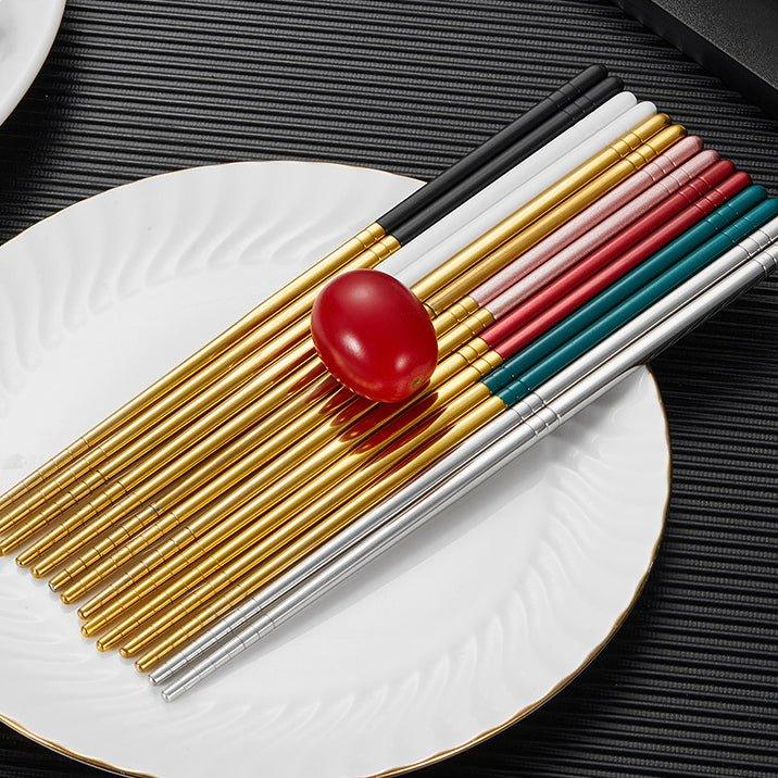 Chopsticks Knife Fork Spoon Gift Set | Stainless Steel