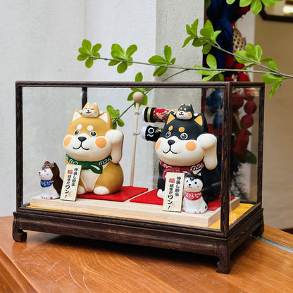 Japanese Shiba Inu Ceramic Coin Bank – Lucky Festive Gift