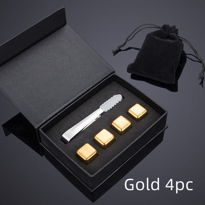 Stainless Steel Ice Cubes Set | Reusable Chilling Stones
