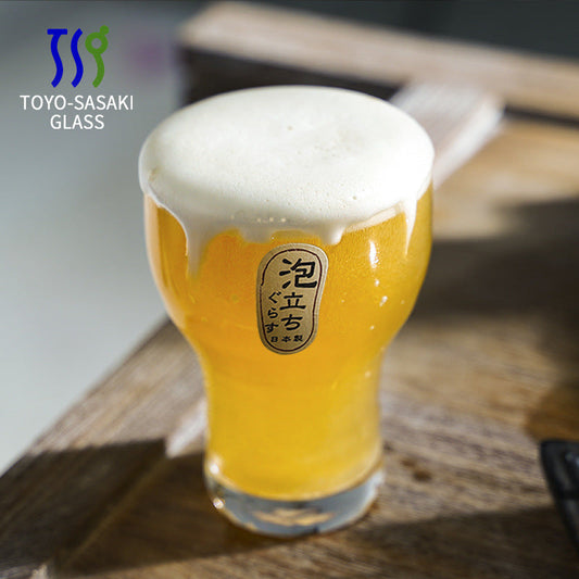 Beer Stein Japanese Frosted Glass – Toyo-Sasaki Artisan Mug