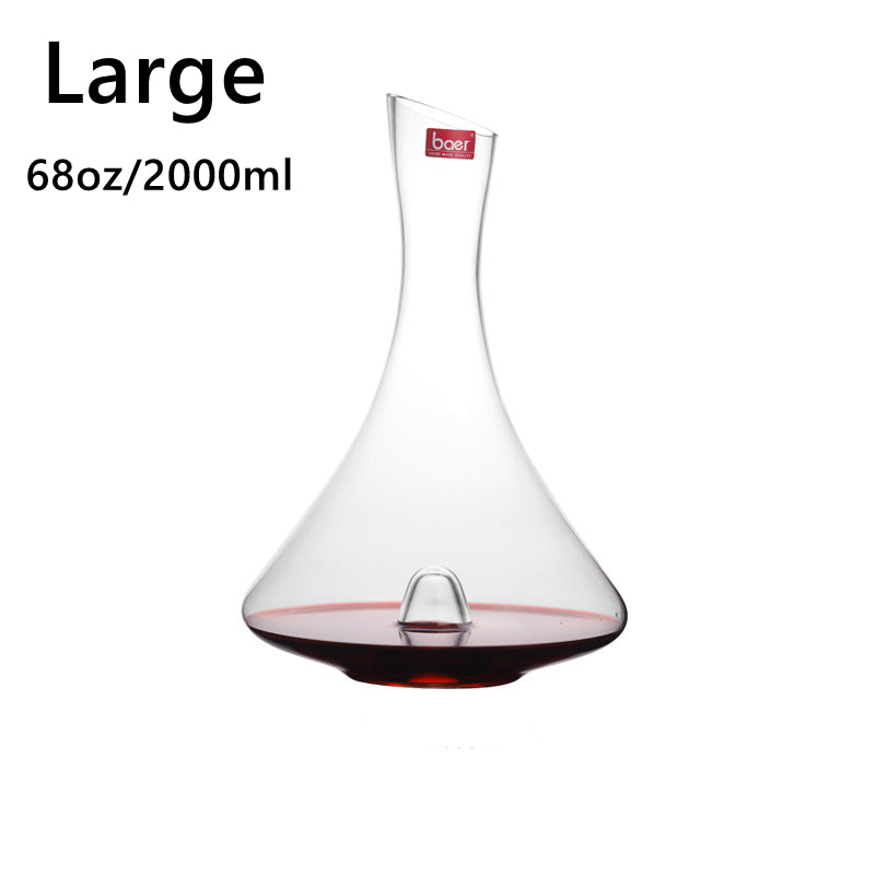 Wine Decanter Crystal Glass – Centerpoint Aerating Decanter for Wine & Spirits