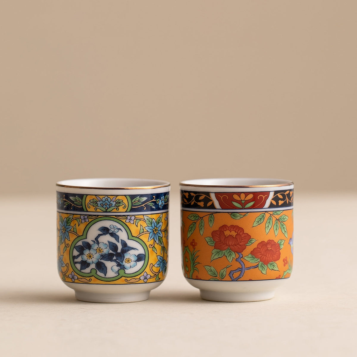 Ceramic Sake Set | Mino Ware Tokkuri & 2 Ochoko Handcrafted