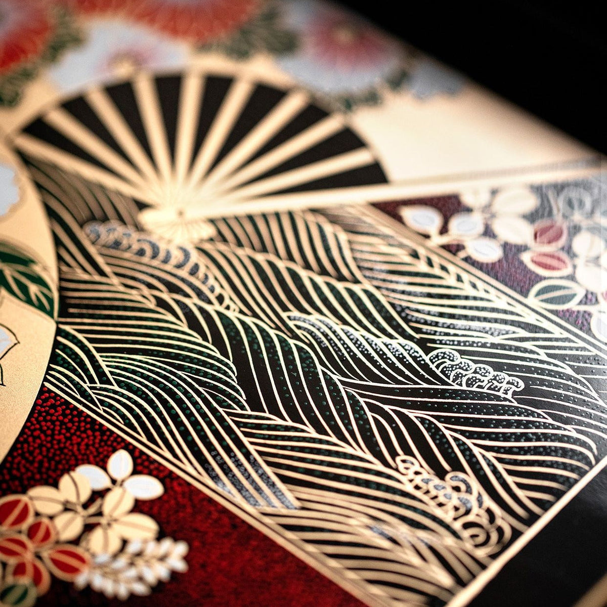 Japanese Lacquer Tray – Yamanaka Shikki Senbu Serving Tray