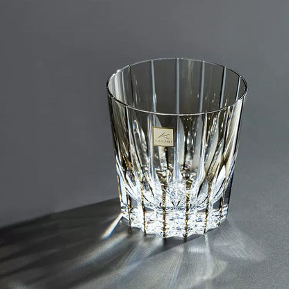Edo Kiriko Whiskey Glass – KAGAMI Crystal Starburst Gift Box