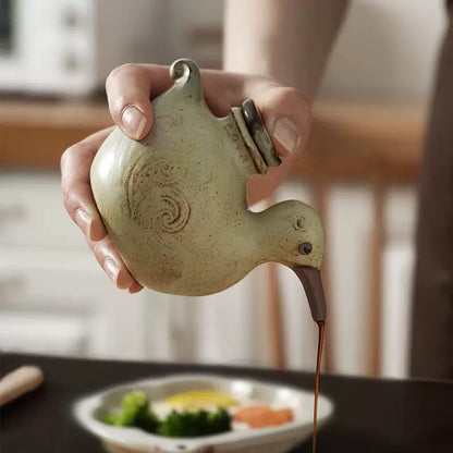 Soy Sauce Dispenser Duck Shape | Seto Ware Ceramic Handcrafted