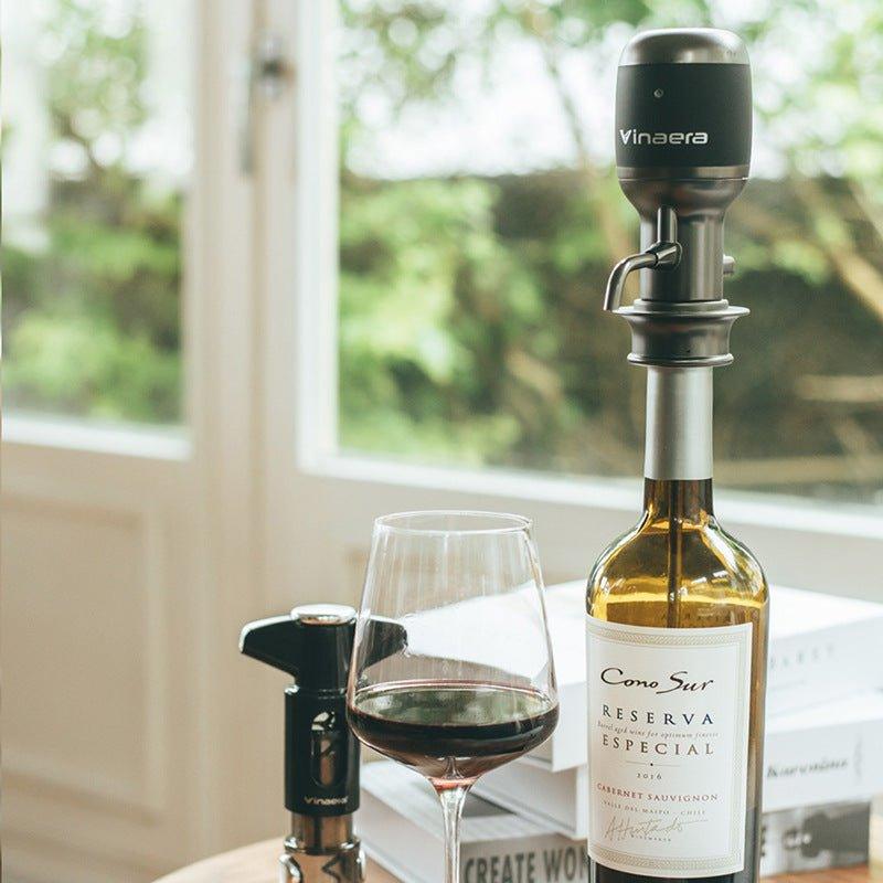 Electric Wine Aerator Pourer – Adjustable Aeration Dispenser