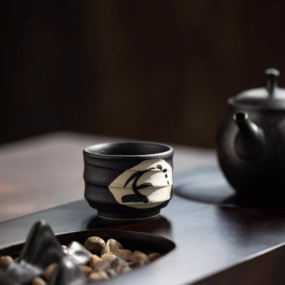 Ceramic Tea Cup Set – Mino Ware Yuugiri Evening Mist Hand-Painted
