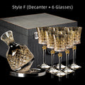 Style F (Decanter + 6 Glasses)