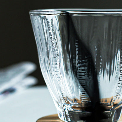 Whiskey Glass | Japanese Hand-Painted Smoke Motif Whiskey Glass