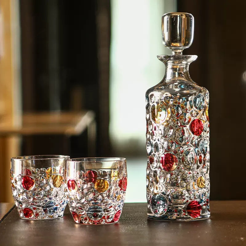 Crystal Whisky Decanter Set – Bohemia Lisboa Eleganza Bohemian Glass