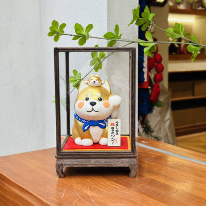 Japanese Shiba Inu Ceramic Coin Bank – Lucky Festive Gift
