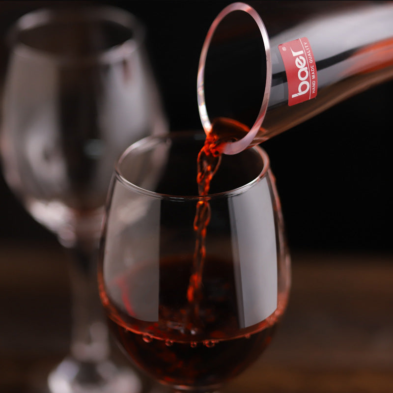 Wine Decanter Crystal Glass – Centerpoint Aerating Decanter for Wine & Spirits