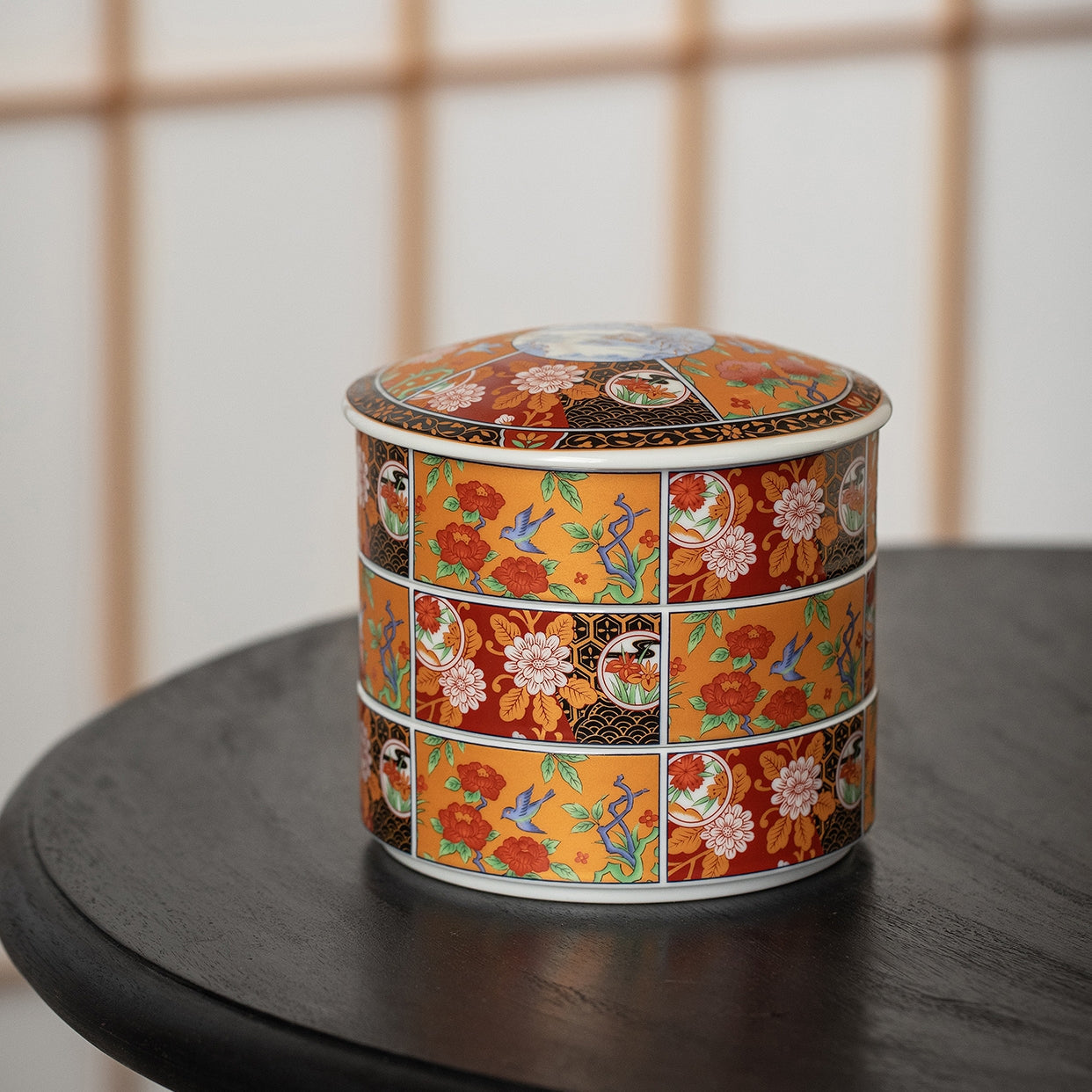 Jubako Box | Japanese Hasami Ware Handcrafted Ceramic Tiered Bento Gift Box