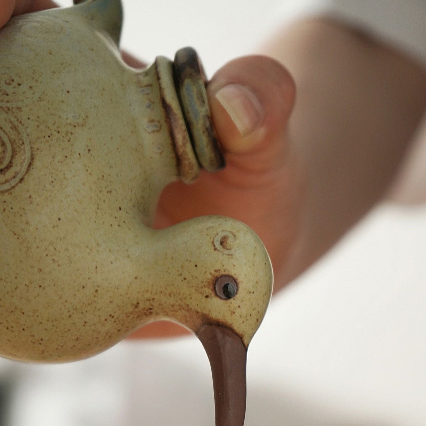 Soy Sauce Dispenser Duck Shape | Seto Ware Ceramic Handcrafted