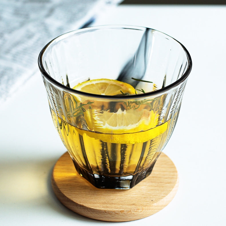Whiskey Glass | Japanese Hand-Painted Smoke Motif Whiskey Glass