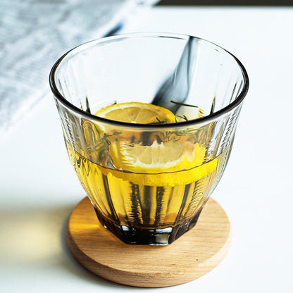 Whiskey Glass | Japanese Hand-Painted Smoke Motif Whiskey Glass