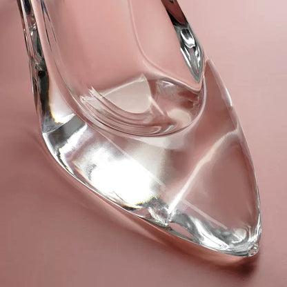 Crystal Slipper Ornament Bohemia Czech Crystal Glass Cinderella Shoe Figurine Collectible Home Decor Gift