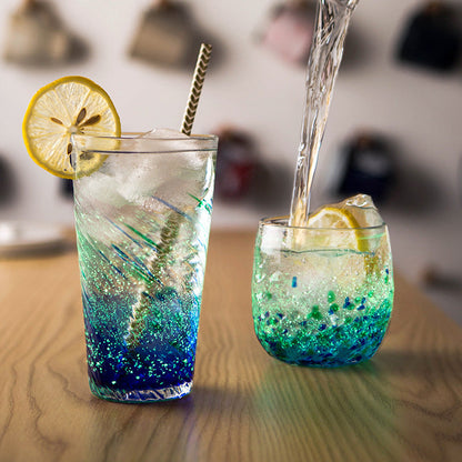 Glow in the Dark Glass – Starry Night Japanese Handcrafted Cup