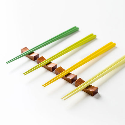 Chopsticks Set of 12 | Rainbow Anti-Slip Wooden Japanese Chopsticks