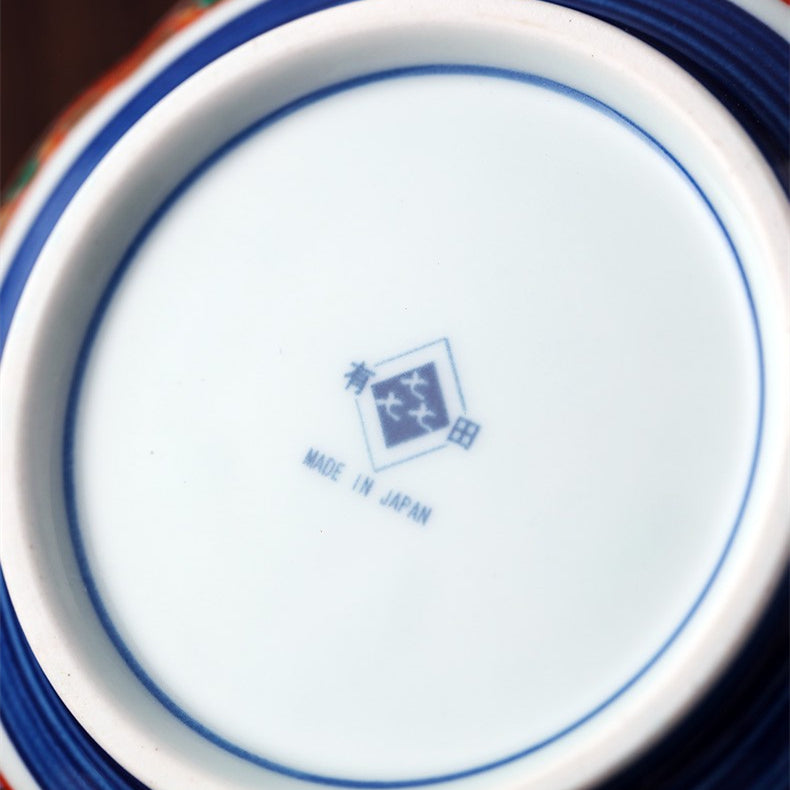 Bowl Set of 5 | Japanese Mino Ware Court Dyed Ceramic Dishwasher Safe