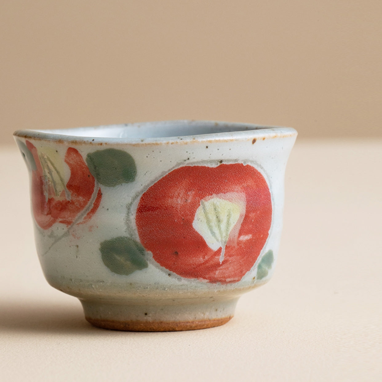 Japanese Tea Cup Set of 5 – Mino Ware Haru-no-Sato Ceramic