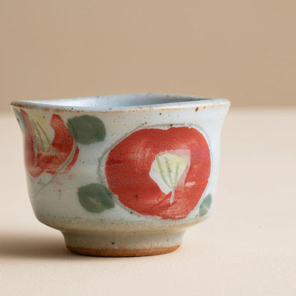 Japanese Tea Cup Set of 5 – Mino Ware Haru-no-Sato Ceramic