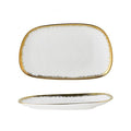 White with golden rim