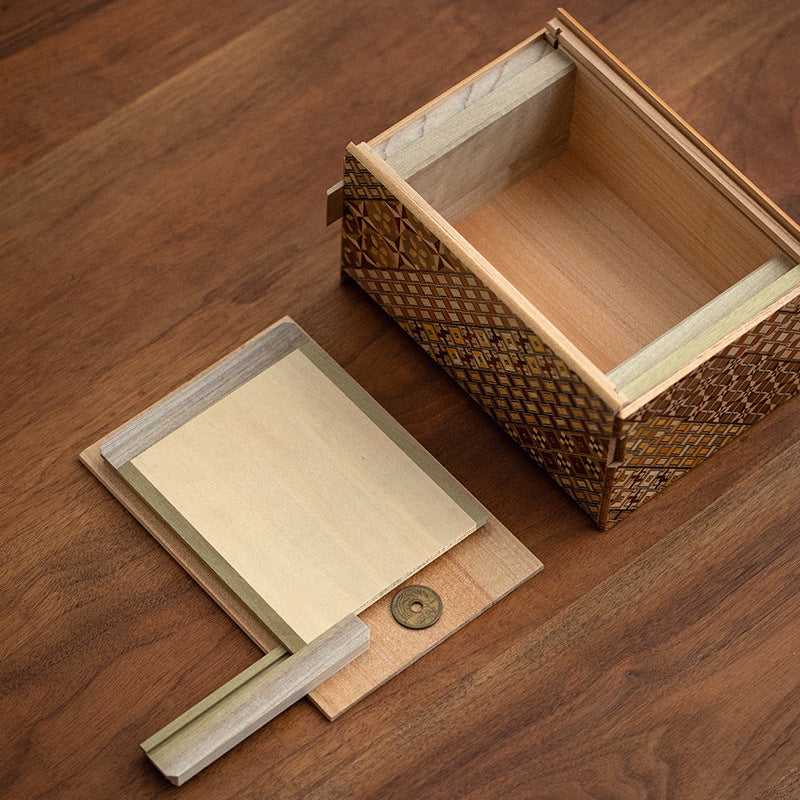 Japanese Puzzle Box Yosegi Zaiku | Himitsu Bako Secret Box