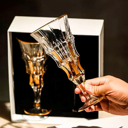 Crystal Wine Decanter Set – Bohemia Royal Gold Bohemian Glass