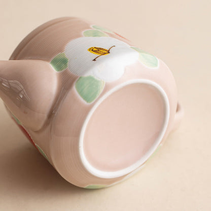 Tea Set Arita Ware Ceramic Hana Floral Hand-Painted Japanese Porcelain Teapot Teacup Gift Box Made in Japan