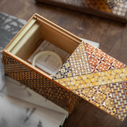 Japanese Puzzle Box Yosegi Zaiku | Himitsu Bako Secret Box