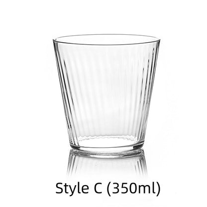 Japanese Whiskey Glass | Wide Bowl Lead-Free Tasting Tumbler