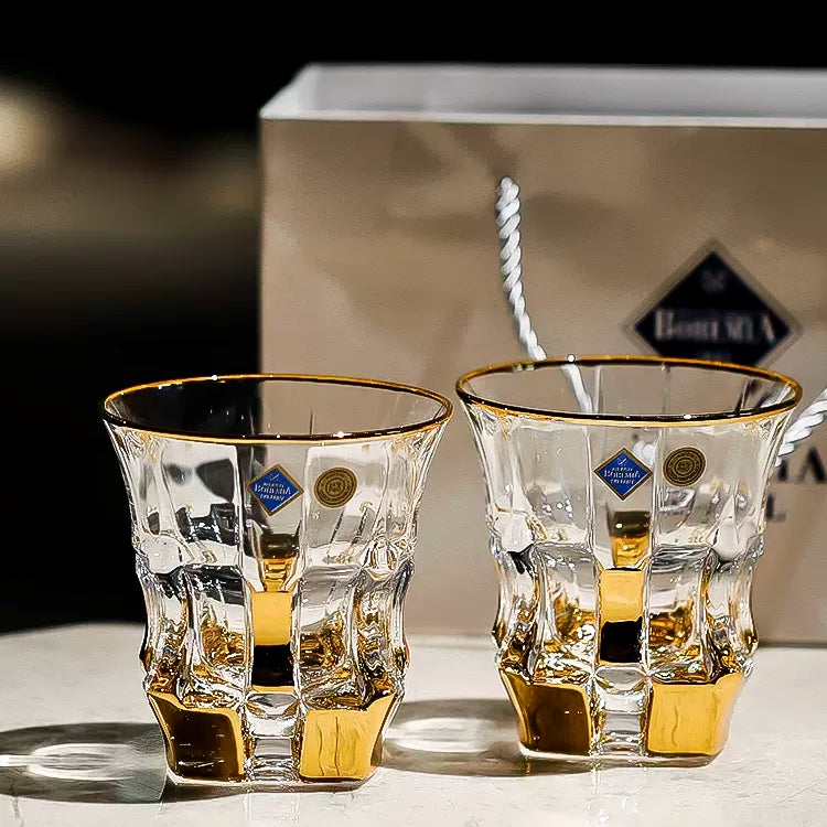 Crystal Whisky Decanter Set – Bohemia Royal Bohemian Glass