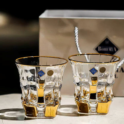 Crystal Whisky Decanter Set – Bohemia Royal Bohemian Glass