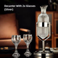 Decanter With 2x Glasses