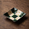 Oribe Heian Sakura Square Plate