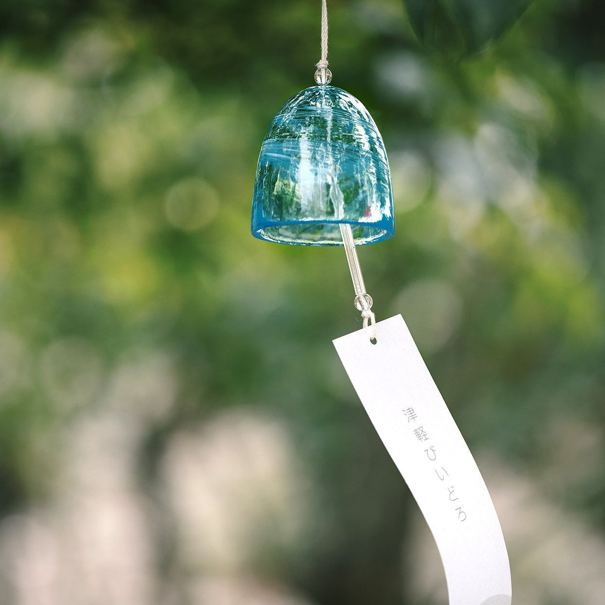 Glass Wind Chime Handcrafted Japanese Aderia Hand-Blown Hand-Painted Furin Home Decor Gift Made in Japan